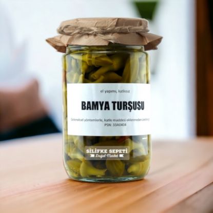 Ev Yapımı Bamya Turşusu - 780 Gr resmi