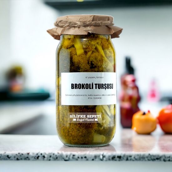 Ev Yapımı Brokoli Turşusu - 1200 Gr resmi