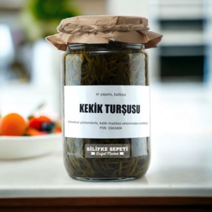Ev Yapımı Dağ Kekiği Turşusu - 780 Gr resmi