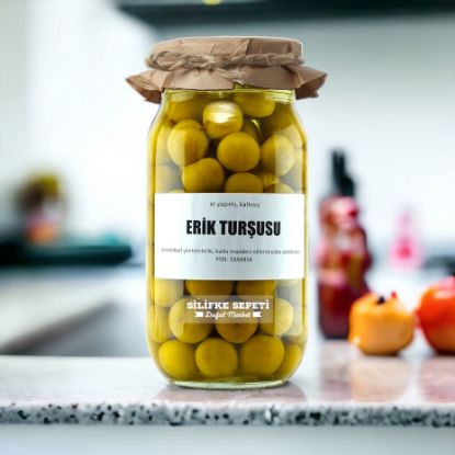 Ev Yapımı Erik Turşusu - 1200 Gr resmi