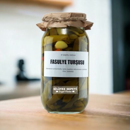 Ev Yapımı Fasulye Turşusu - 1200 Gr resmi