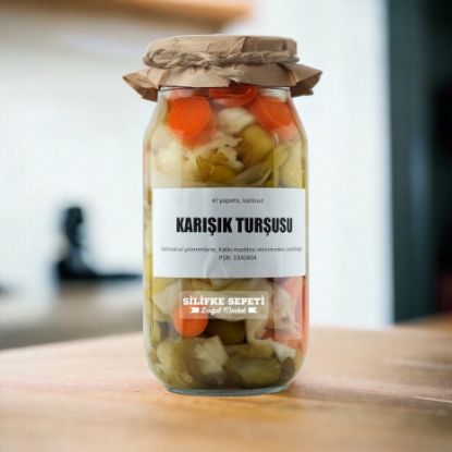 Ev Yapımı Karışık Turşu - 1200 Gr resmi