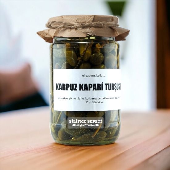Ev Yapımı Karpuz Kapari Turşusu - 780 Gr resmi