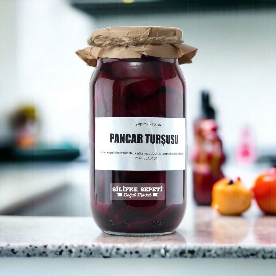 Ev Yapımı Pancar Turşusu - 1200 Gr resmi