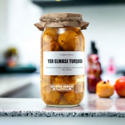 Ev Yapımı Yerelması Turşusu - 1200 Gr resmi