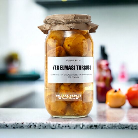 Ev Yapımı Yerelması Turşusu - 1200 Gr resmi