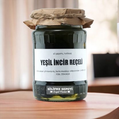 Ev Yapımı Yeşil İncir Reçeli - 780 Gr resmi